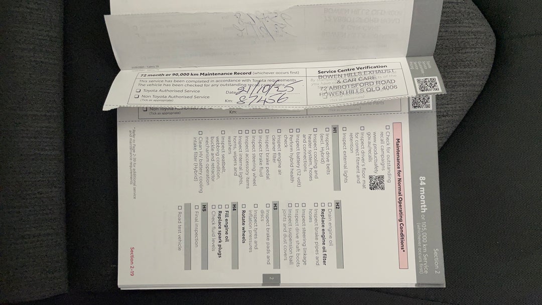 2022 Toyota Camry Ascent, Automatic, 91144 km, Service History