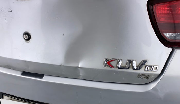 2017 Mahindra Kuv100 K4 6 STR, Petrol, Manual, 36,190 km, Dicky (Boot door) - Slightly dented