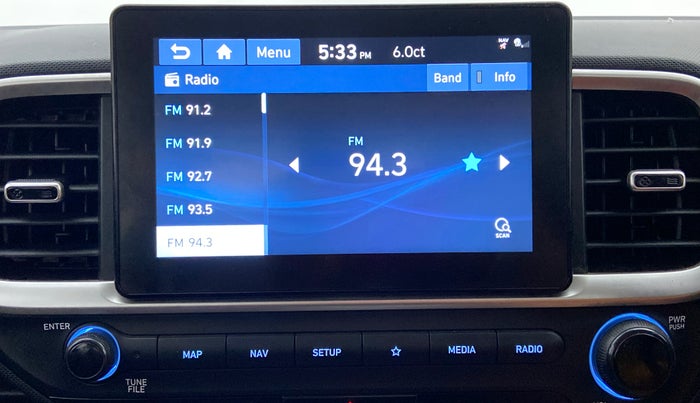 2019 Hyundai VENUE 1.0 TURBO GDI SX+ AT, Petrol, Automatic, 14,667 km, Infotainment System