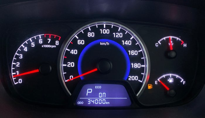 2018 Hyundai Grand i10 MAGNA AT 1.2 KAPPA VTVT, Petrol, Automatic, 34,074 km, Odometer Image