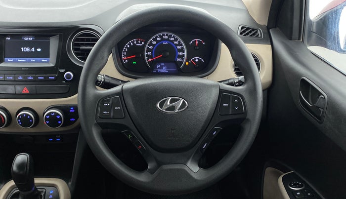 2018 Hyundai Grand i10 MAGNA AT 1.2 KAPPA VTVT, Petrol, Automatic, 34,074 km, Steering Wheel Close Up