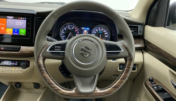 2020 Maruti Ertiga ZXI Plus SHVS, Petrol, Manual, 8,601 km, Steering Wheel Close Up