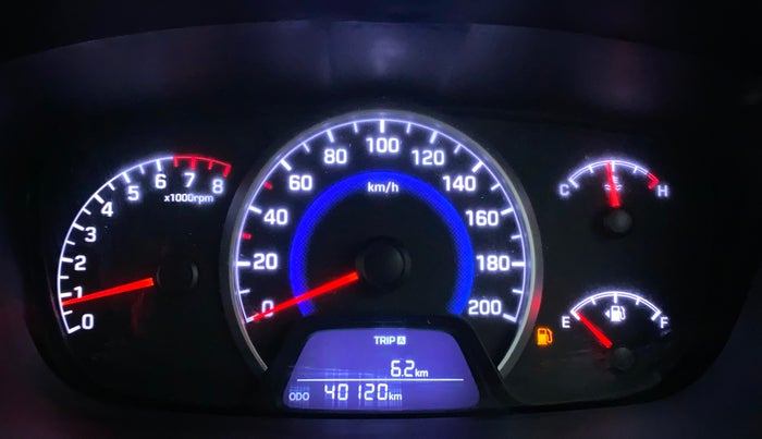 2017 Hyundai Grand i10 ASTA 1.2 KAPPA VTVT, Petrol, Manual, 40,120 km, Odometer Image
