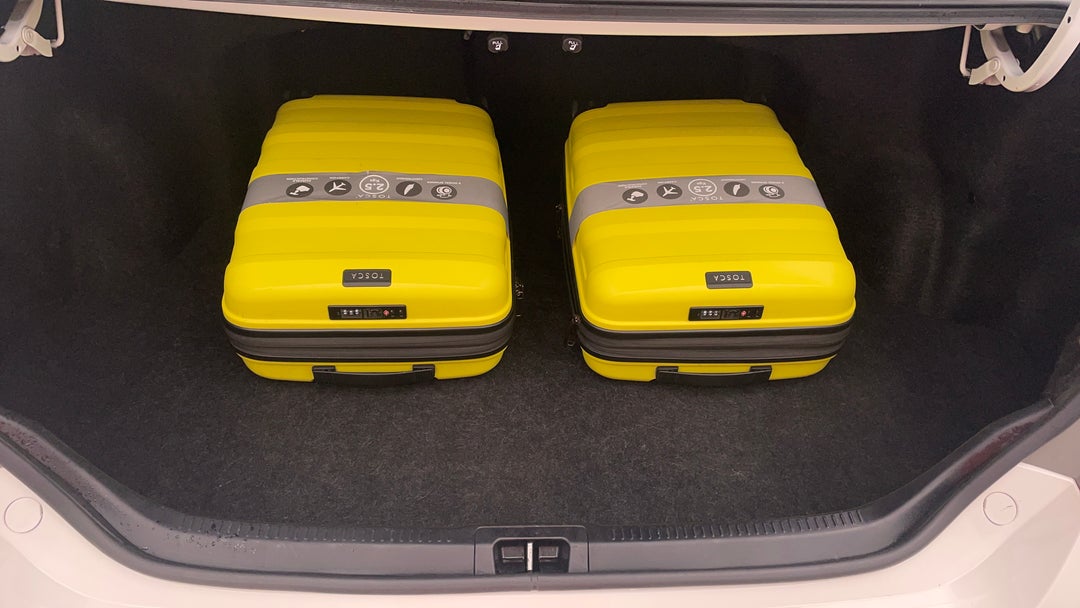 Boot Inside View with Luggage