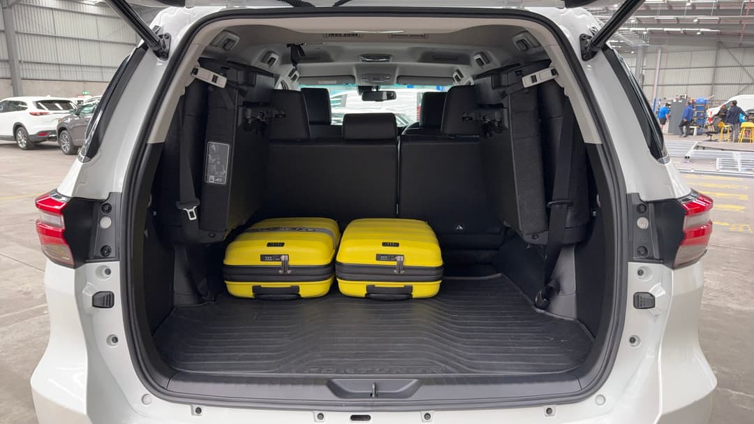 2025 Toyota Fortuner Crusade, Automatic, 11274 km, Boot Inside View with Luggage