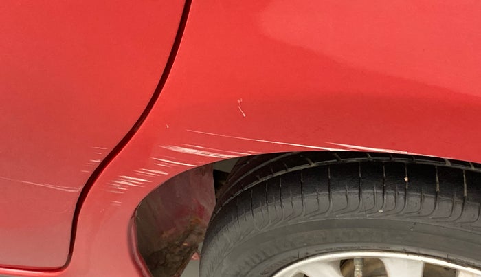 2011 Toyota Etios V, Petrol, Manual, 87,194 km, Left quarter panel - Minor scratches