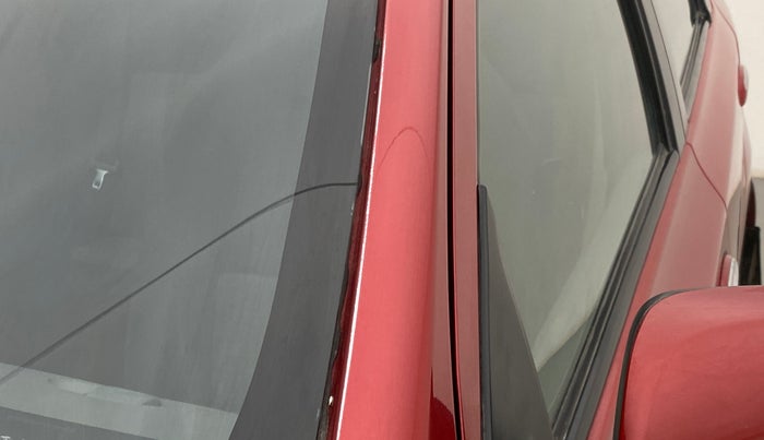 2011 Toyota Etios V, Petrol, Manual, 87,194 km, Left A pillar - Paint is slightly faded