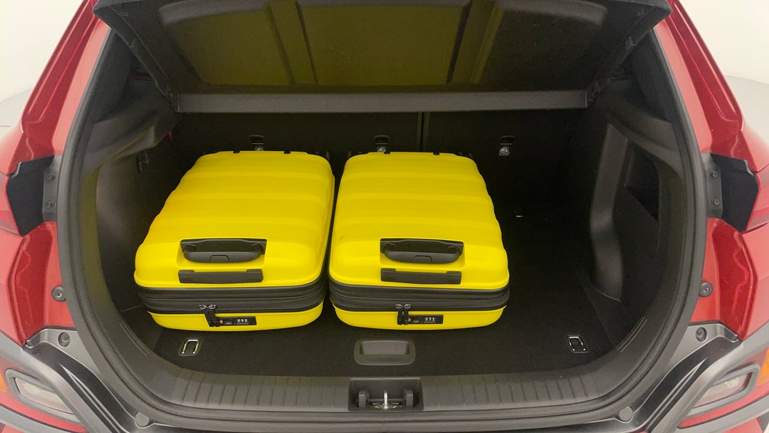 Boot Inside View with Luggage