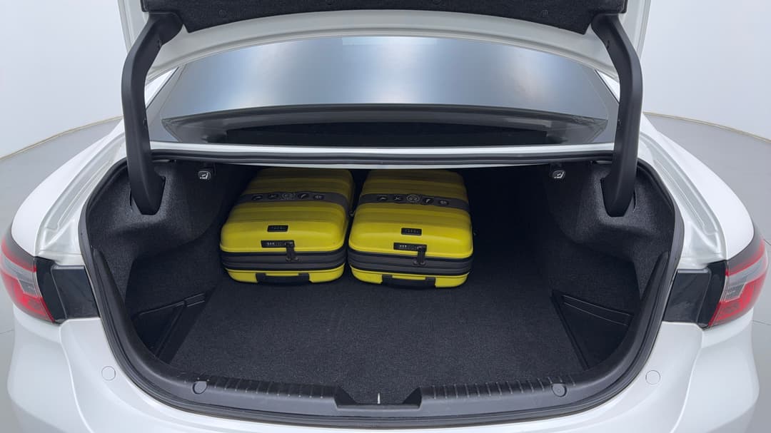 Boot Inside View with Luggage