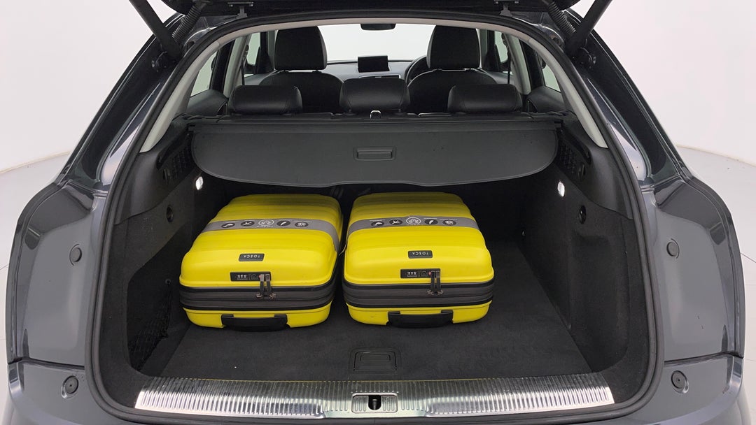 Boot Inside View with Luggage