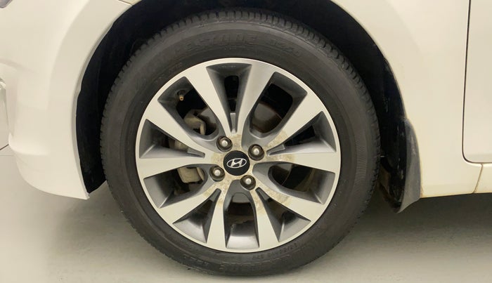 2016 Hyundai Verna 1.6 VTVT SX AT, Petrol, Automatic, 12,693 km, Left Front Wheel