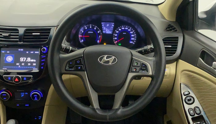 2016 Hyundai Verna 1.6 VTVT SX AT, Petrol, Automatic, 12,693 km, Steering Wheel Close Up