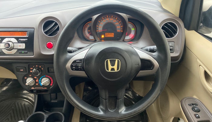 2013 Honda Brio 1.2 S MT I VTEC, Petrol, Manual, 63,021 km, Steering Wheel Close Up