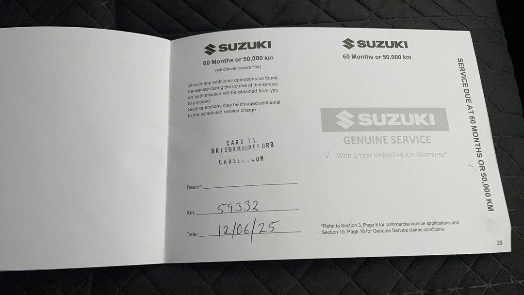 2022 Suzuki Vitara Turbo, Automatic, 59333 km, Service History