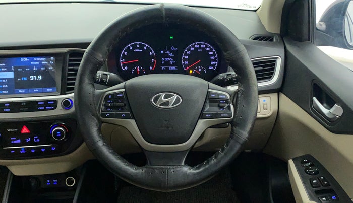 2018 Hyundai Verna 1.6 VTVT SX, Petrol, Manual, 63,026 km, Steering Wheel Close Up