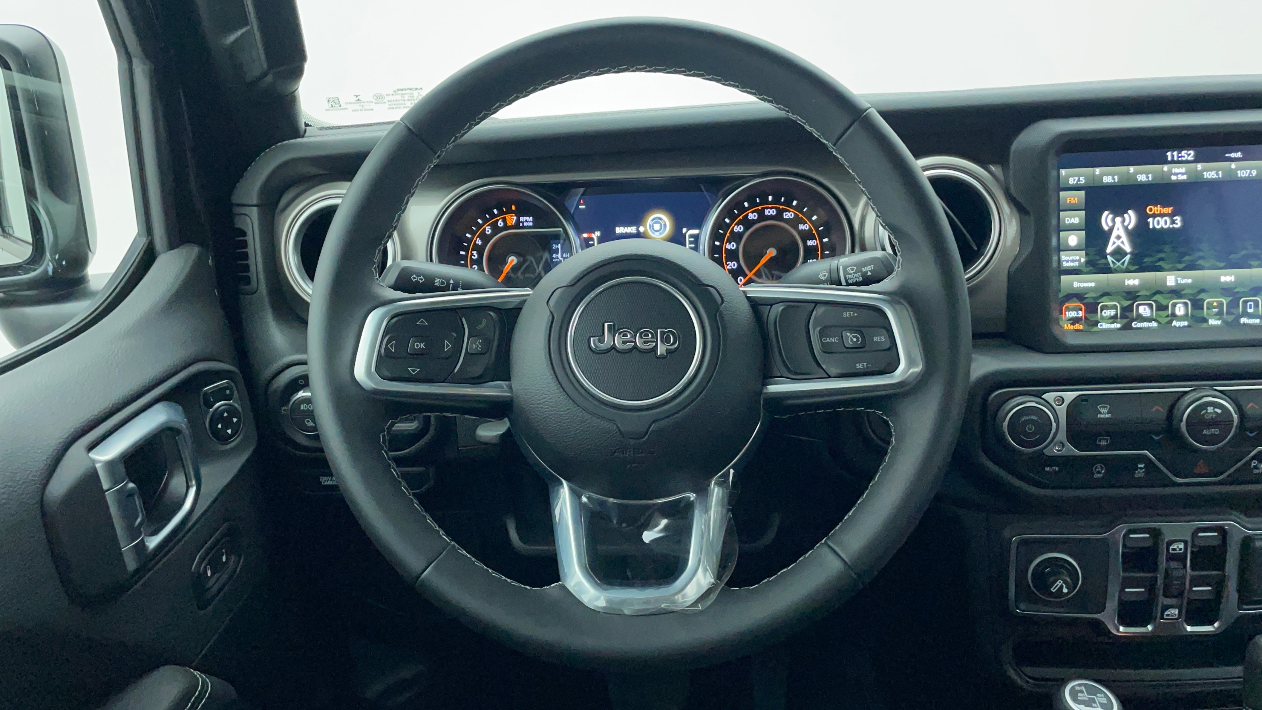 Jeep Gladiator-Steering Wheel Close-up