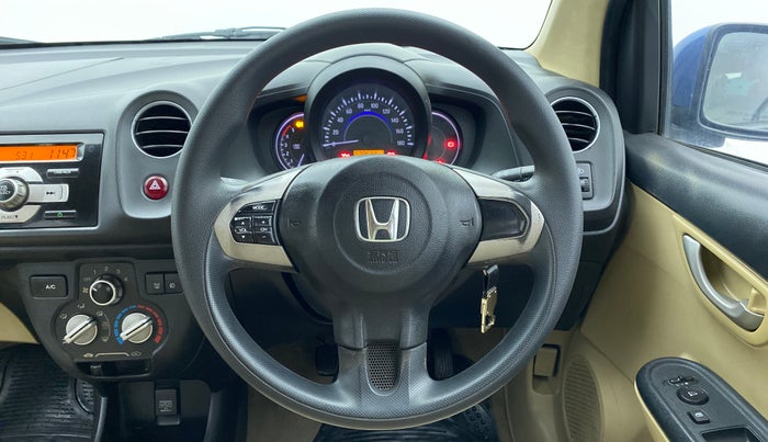 2014 Honda Amaze 1.5 VXMT I DTEC, Diesel, Manual, 76,440 km, Steering Wheel