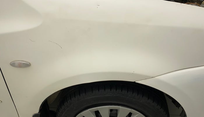 2011 Toyota Etios G, Petrol, Manual, 75,766 km, Right fender - Minor scratches