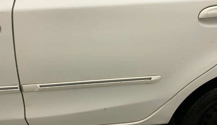 2011 Toyota Etios G, Petrol, Manual, 75,766 km, Rear left door - Minor scratches