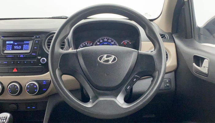 2014 Hyundai Grand i10 SPORTZ 1.2 KAPPA VTVT, Petrol, Manual, 49,069 km, Steering Wheel Close Up