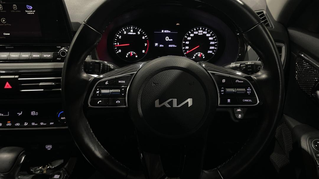 2022 Kia Seltos Sport+ (FWD), Automatic, 60272 km, Steering Wheel Close-up