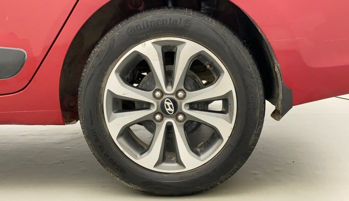 2014 Hyundai Xcent SX 1.2 (O), CNG, Manual, 80,125 km, Left Rear Wheel