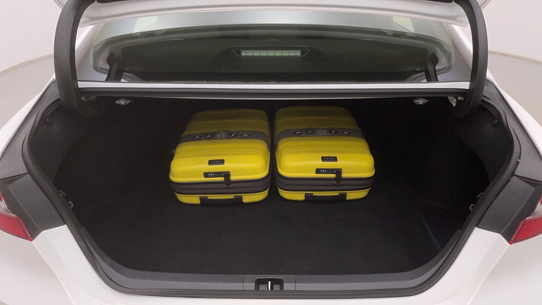 Boot Inside View with Luggage