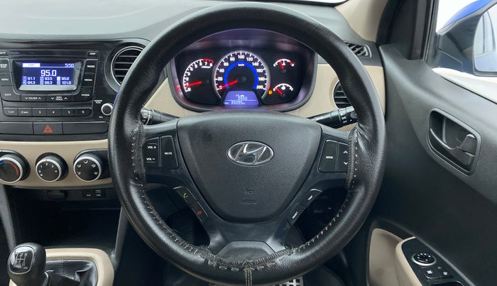 2018 Hyundai Grand i10 MAGNA 1.2 KAPPA VTVT, Petrol, Manual, 35,122 km, Steering Wheel Close Up