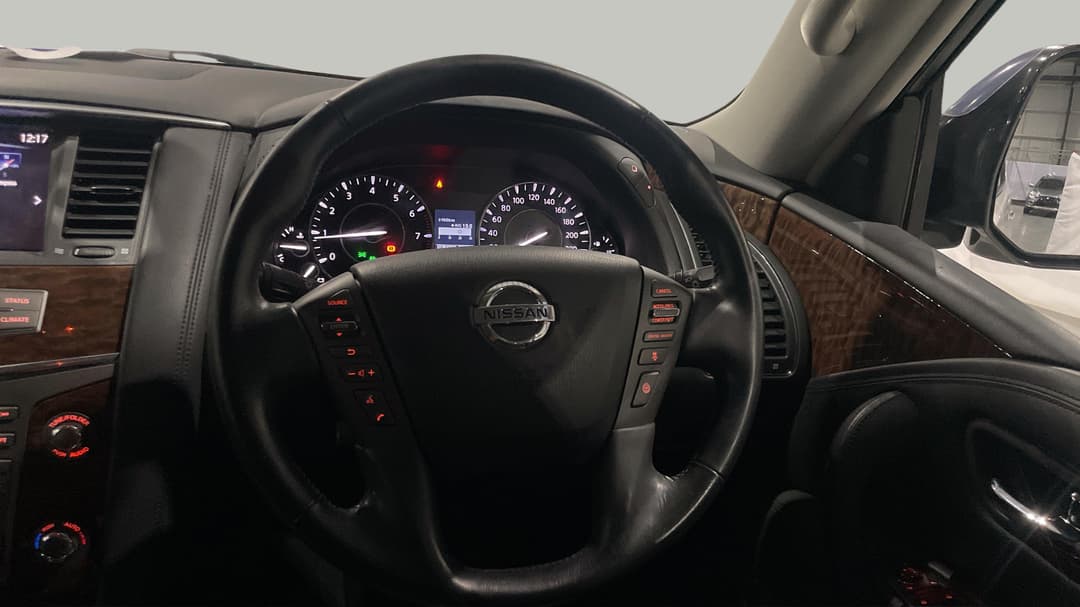 2020 Nissan Patrol Ti (4x4), Automatic, 76321 km, Steering Wheel Close-up