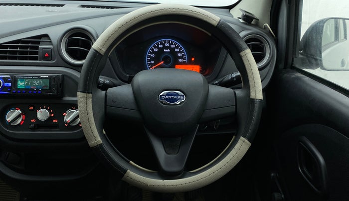 2018 Datsun Redi Go A, Petrol, Manual, 13,335 km, Steering Wheel Close Up