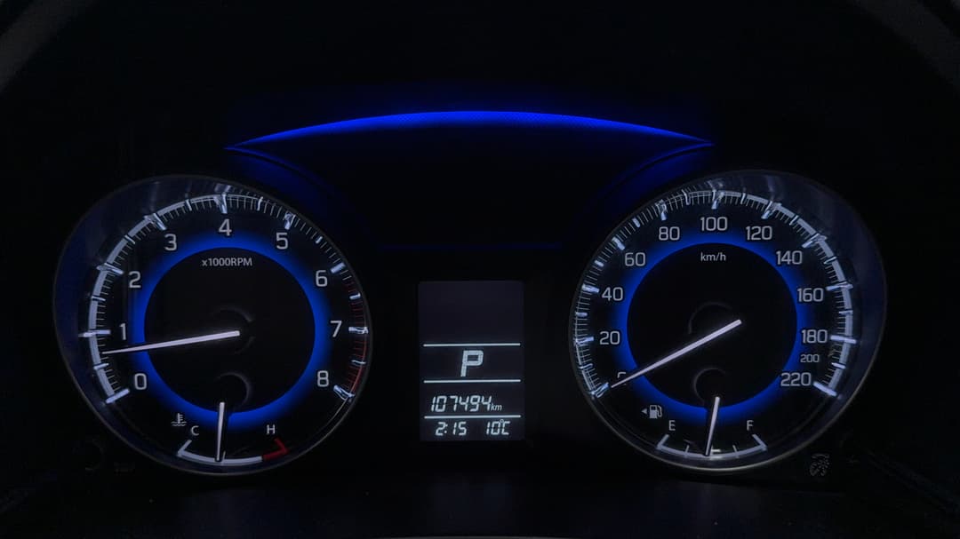 2021 Suzuki Baleno Gl, Automatic, 107494 km, Odometer View