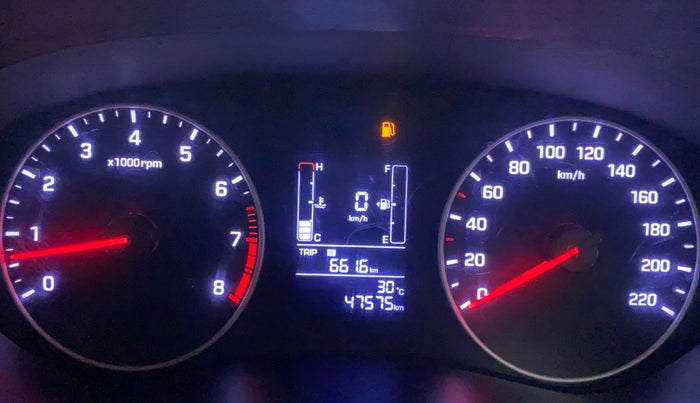 2019 Hyundai Elite i20 SPORTZ PLUS 1.2, Petrol, Manual, 47,575 km, Odometer Image