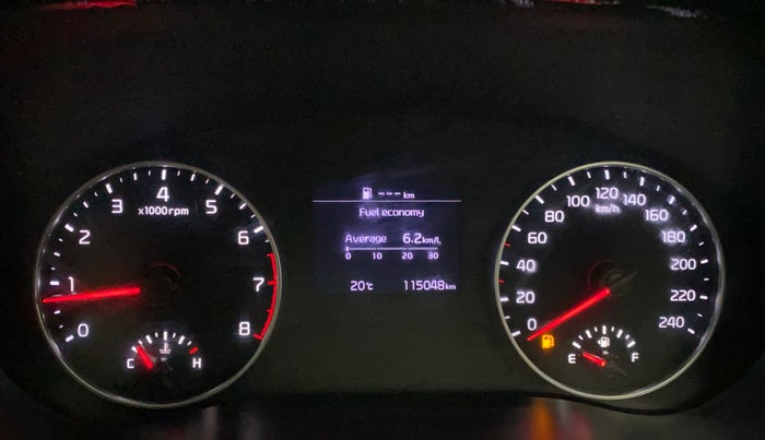 2019 KIA SELTOS GTK 1.4 PETROL, Petrol, Manual, 1,15,048 km, Odometer Image