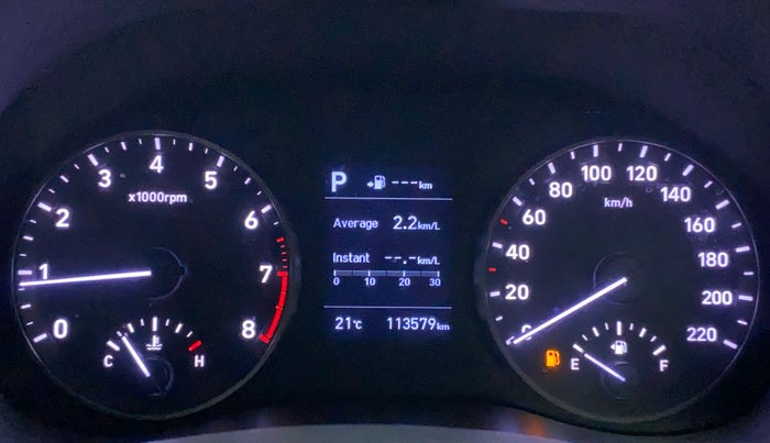 2018 Hyundai Verna 1.6 VTVT SX (O) AT, Petrol, Automatic, 1,13,578 km, Odometer Image