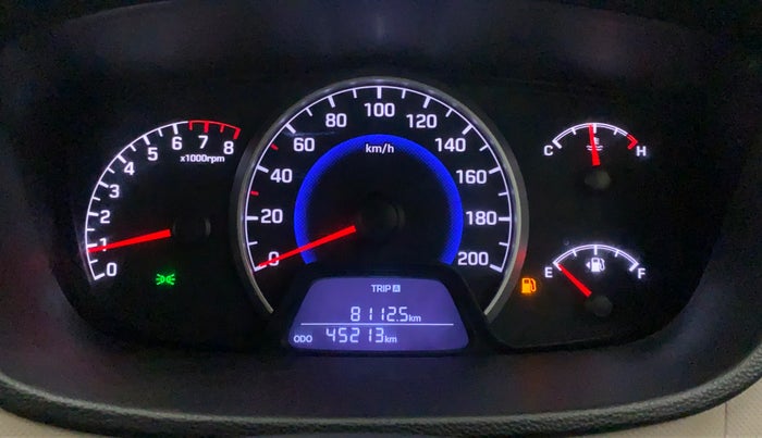 2018 Hyundai Grand i10 MAGNA 1.2 KAPPA VTVT, Petrol, Manual, 45,213 km, Odometer Image