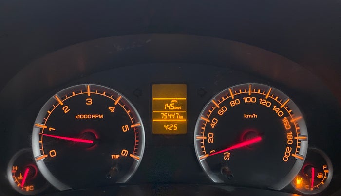 2015 Maruti Swift VDI ABS, Diesel, Manual, 75,447 km, Odometer Image