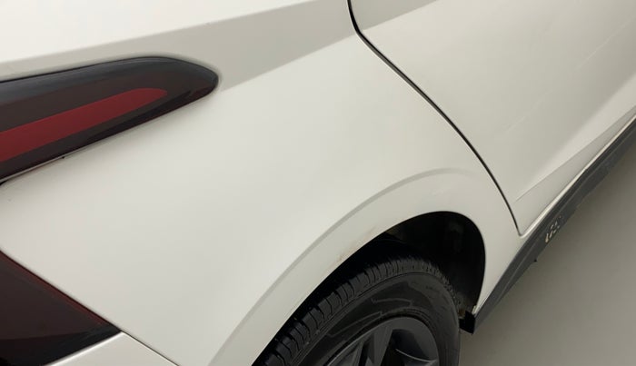 2022 Hyundai NEW I20 SPORTZ 1.2 MT, Petrol, Manual, 12,181 km, Right quarter panel - Minor scratches