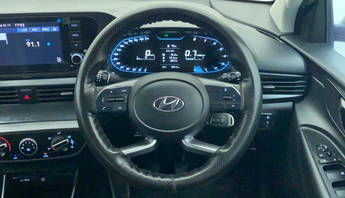 2021 Hyundai NEW I20 SPORTZ 1.2 MT, Petrol, Manual, 28,512 km, Steering Wheel Close Up