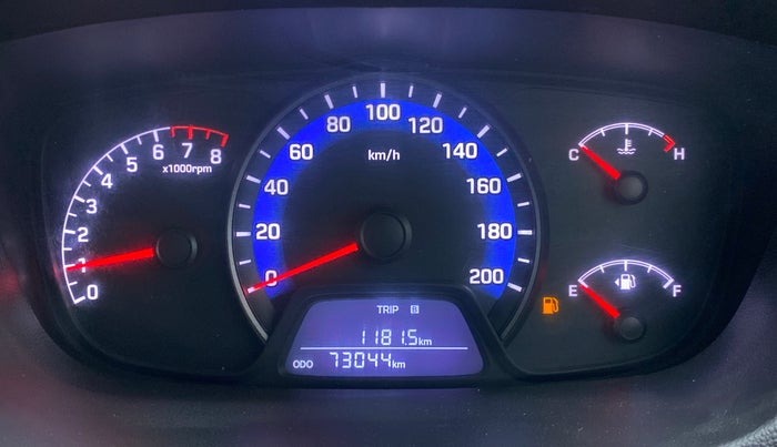 2014 Hyundai Xcent S 1.2, Petrol, Manual, 73,151 km, Odometer View