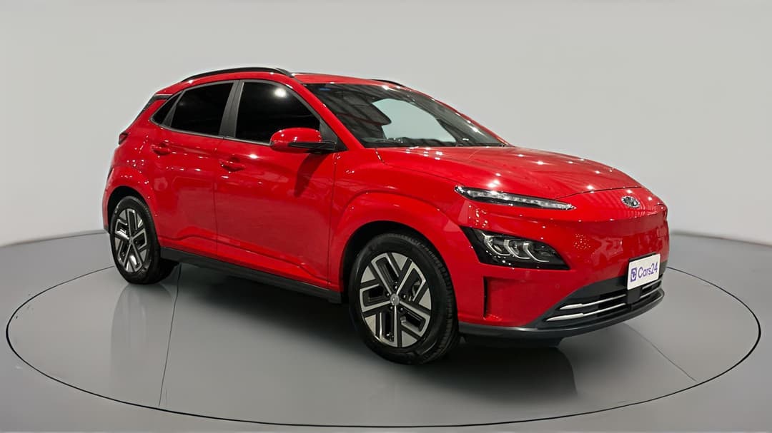 2022 Hyundai Kona Highlander Elec Ttr Ext Range, Automatic, 48712 km, Right Front Diagonal (45- Degree) View