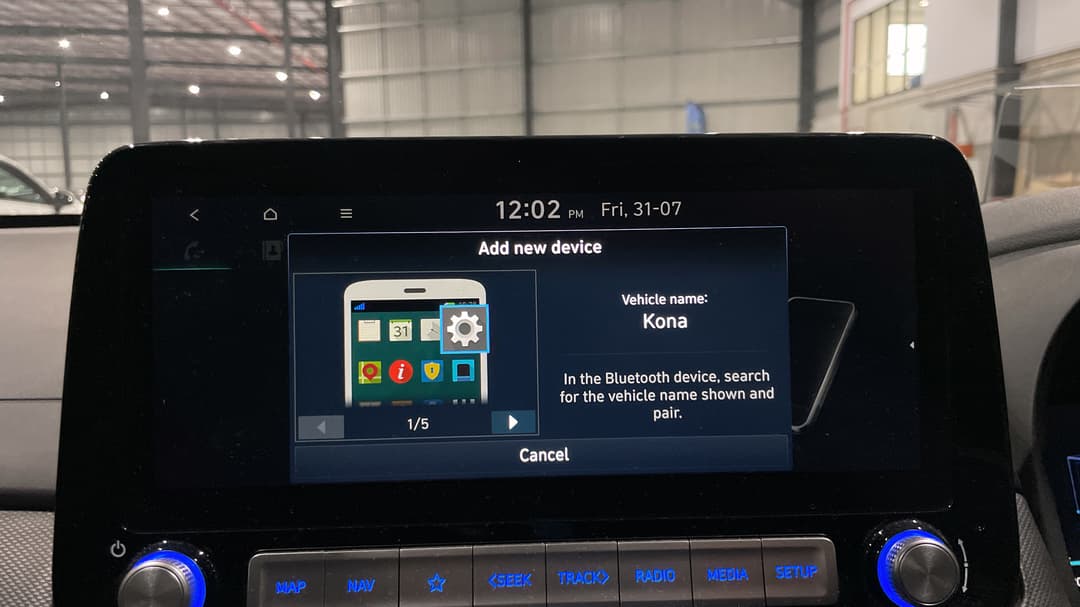 2022 Hyundai Kona Highlander Elec Ttr Ext Range, Automatic, 48712 km, Android/Apple Car Play