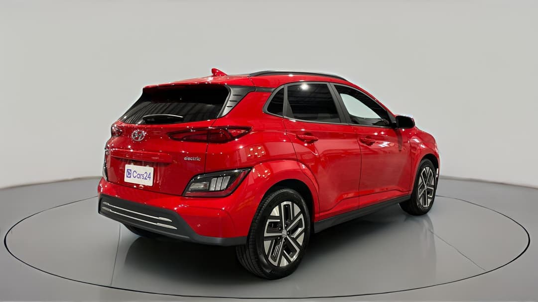 2022 Hyundai Kona Highlander Elec Ttr Ext Range, Automatic, 48712 km, Right Back Diagonal (45- Degree) View