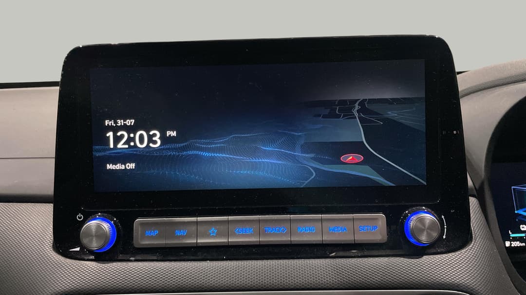 2022 Hyundai Kona Highlander Elec Ttr Ext Range, Automatic, 48712 km, Infotainment System