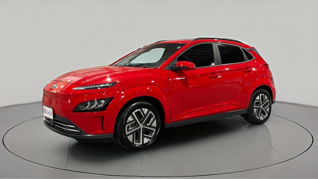 2022 Hyundai Kona Highlander Elec Ttr Ext Range, Automatic, 48712 km, Left Front Diagonal (45- Degree) View