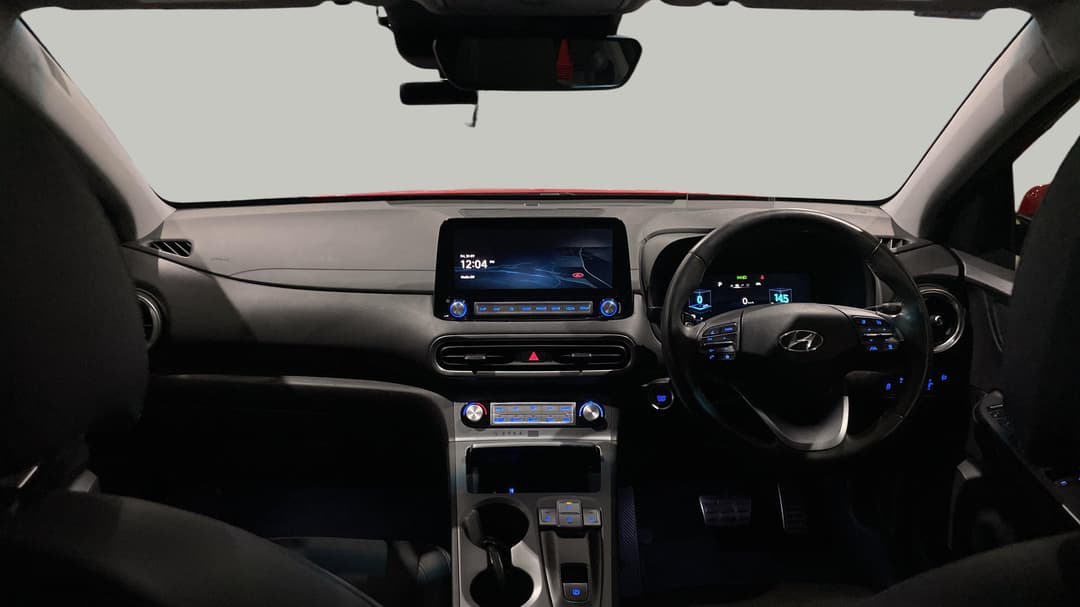 2022 Hyundai Kona Highlander Elec Ttr Ext Range, Automatic, 48712 km, Dashboard View
