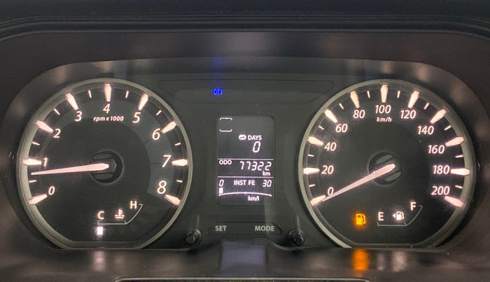2015 Tata Zest XMS RT, Petrol, Manual, 78,117 km, Odometer Image