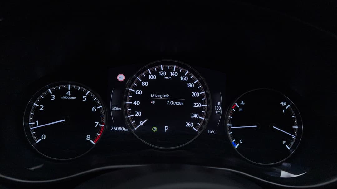 2025 Mazda 3 G20 Pure, Automatic, 25080 km, Odometer View