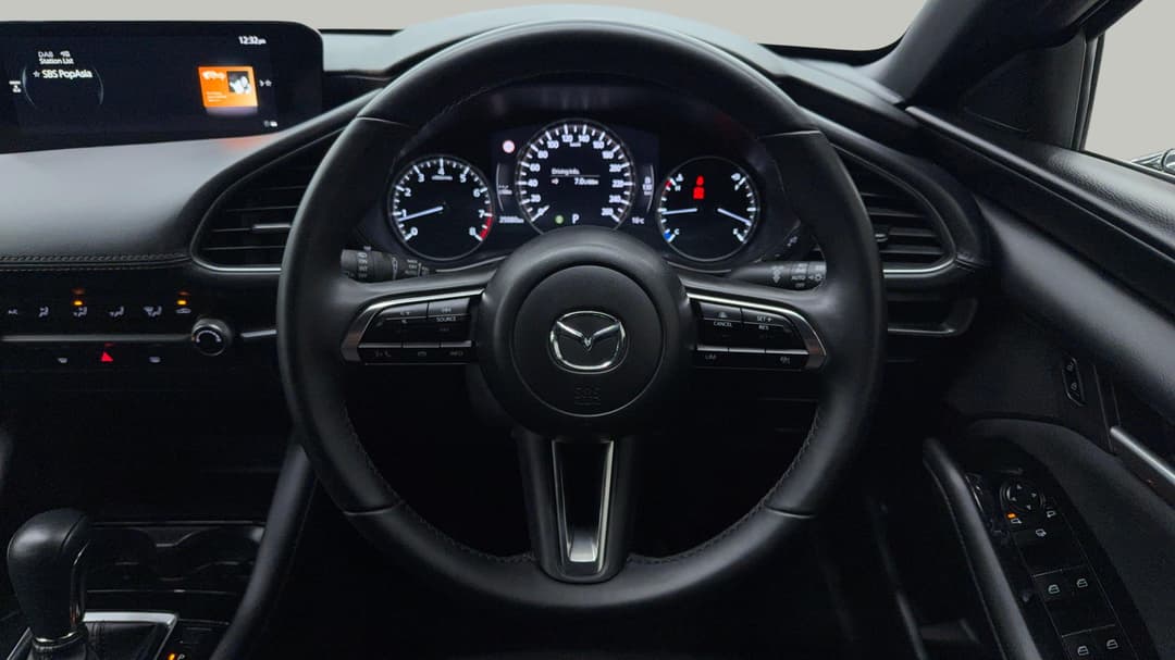 2025 Mazda 3 G20 Pure, Automatic, 25080 km, Steering Wheel Close-up