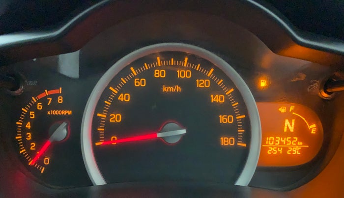 2014 Maruti Celerio VXI AMT, Petrol, Automatic, 1,03,452 km, Odometer Image