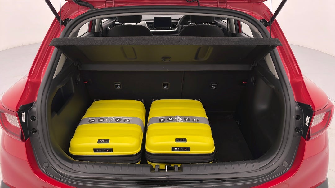 Boot Inside View with Luggage